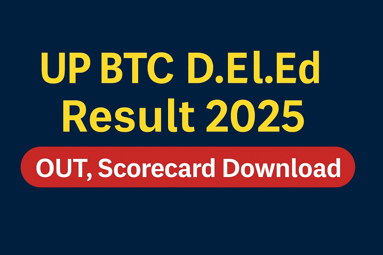 UP DElEd Result 2025 Download