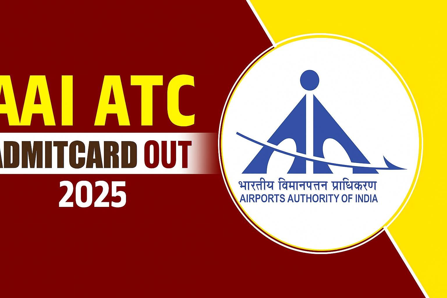 AAI Junior Executive ATC Admit Card 2025