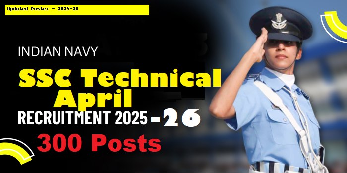 Indian Navy SSC Technical April 2026 Online Form